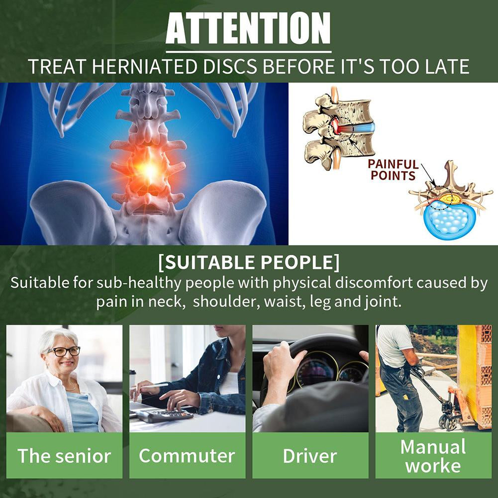 Spray à base de plantes pour soulager les douleurs lombaires, les genoux et les articulations en général.