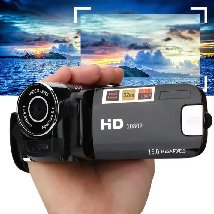 Caméscope numérique 1080p Full HD.
