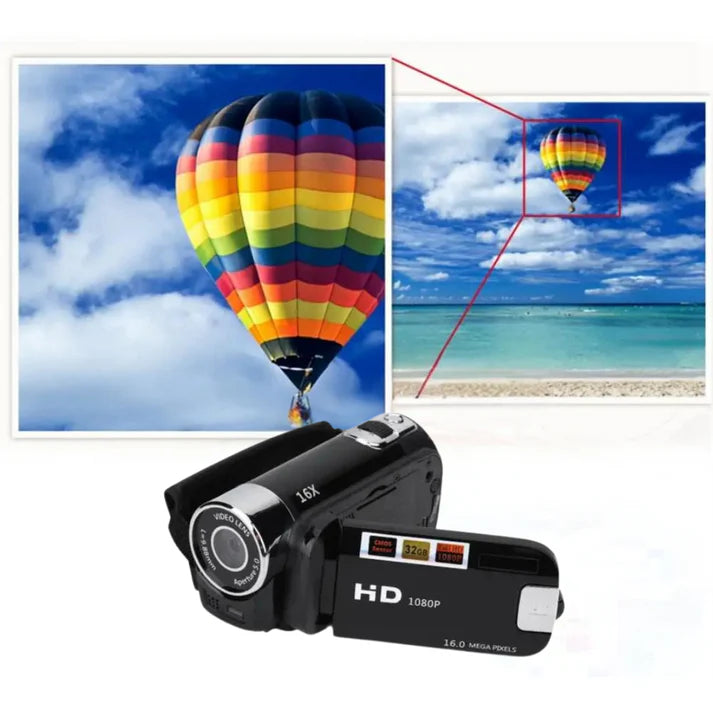Caméscope numérique 1080p Full HD.