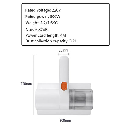 Mini aspirateur multifonctionnel élimination des acariens, collecteur de poussière.