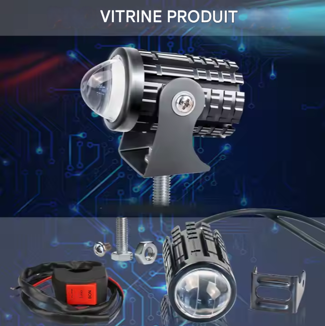 2pcs Lumières LED pour Moto.