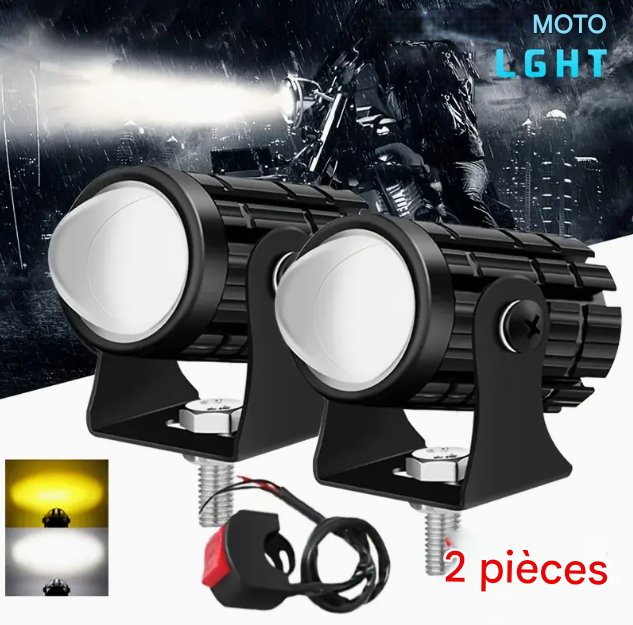 2pcs Lumières LED pour Moto.