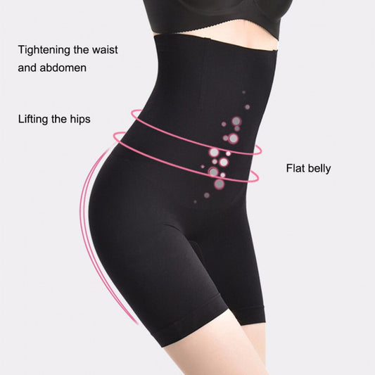 Culotte taille haute pour femmes, ventre plat pour vêtements compression abdominale minceur shorty cuisse confortable.