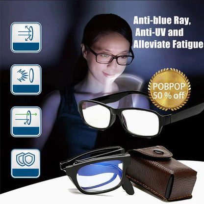 Lunettes de lecture pour hommes et femmes , autofocus, zoom intelligent pliable.