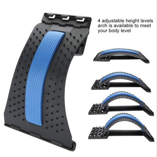 Support dorsal magique BACK STRETCHER, dispositif de correction de posture pour civière dorsale pour le soulagement des maux de dos avec support dorsal