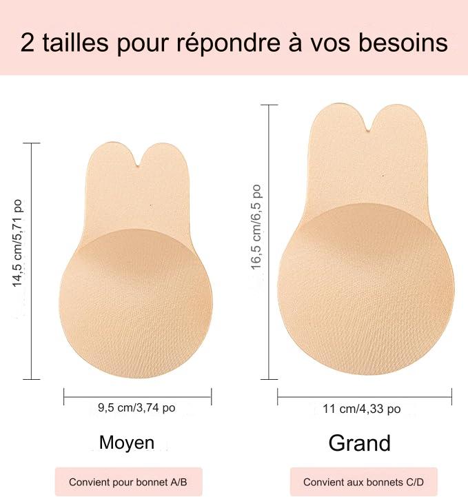 Soutien-Gorge Invisible Adhésif.
