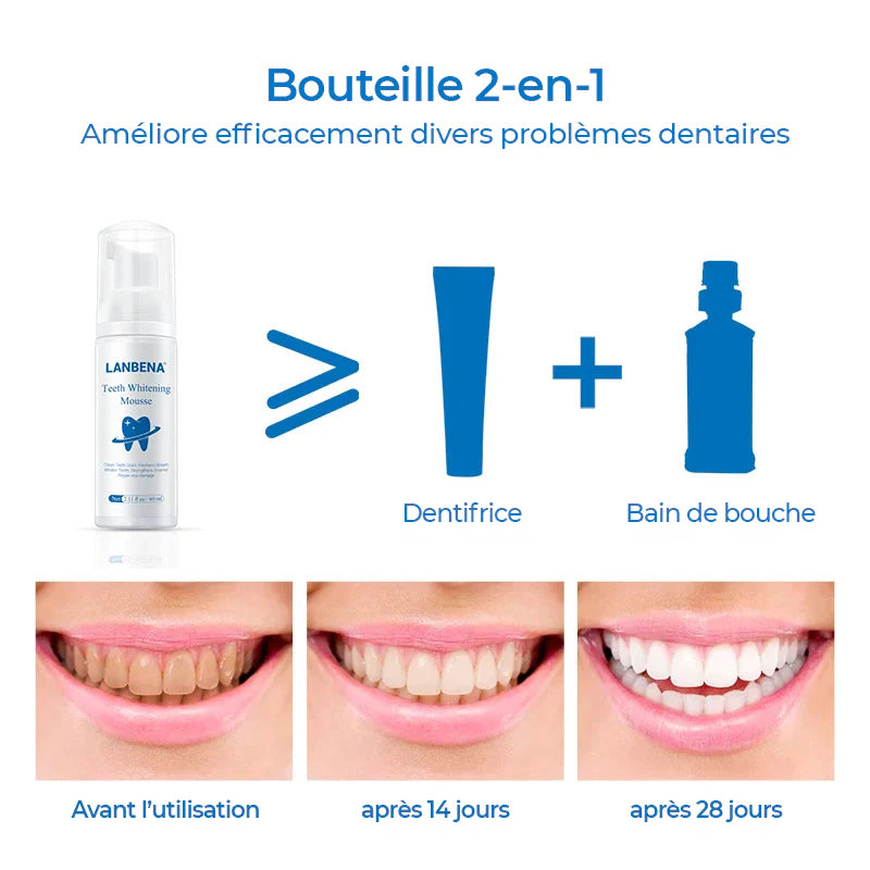 LANBENA-Mousse de blanchiment des dents