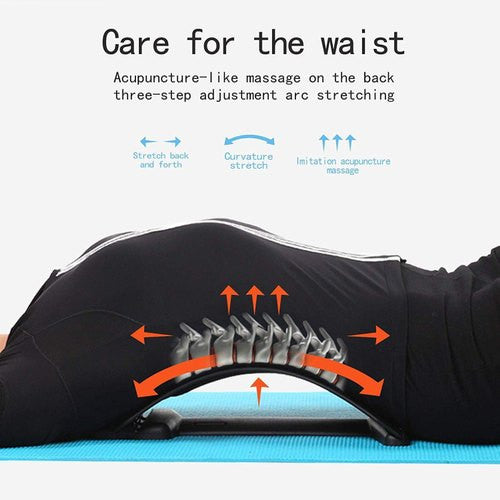 Support dorsal magique BACK STRETCHER, dispositif de correction de posture pour civière dorsale pour le soulagement des maux de dos avec support dorsal